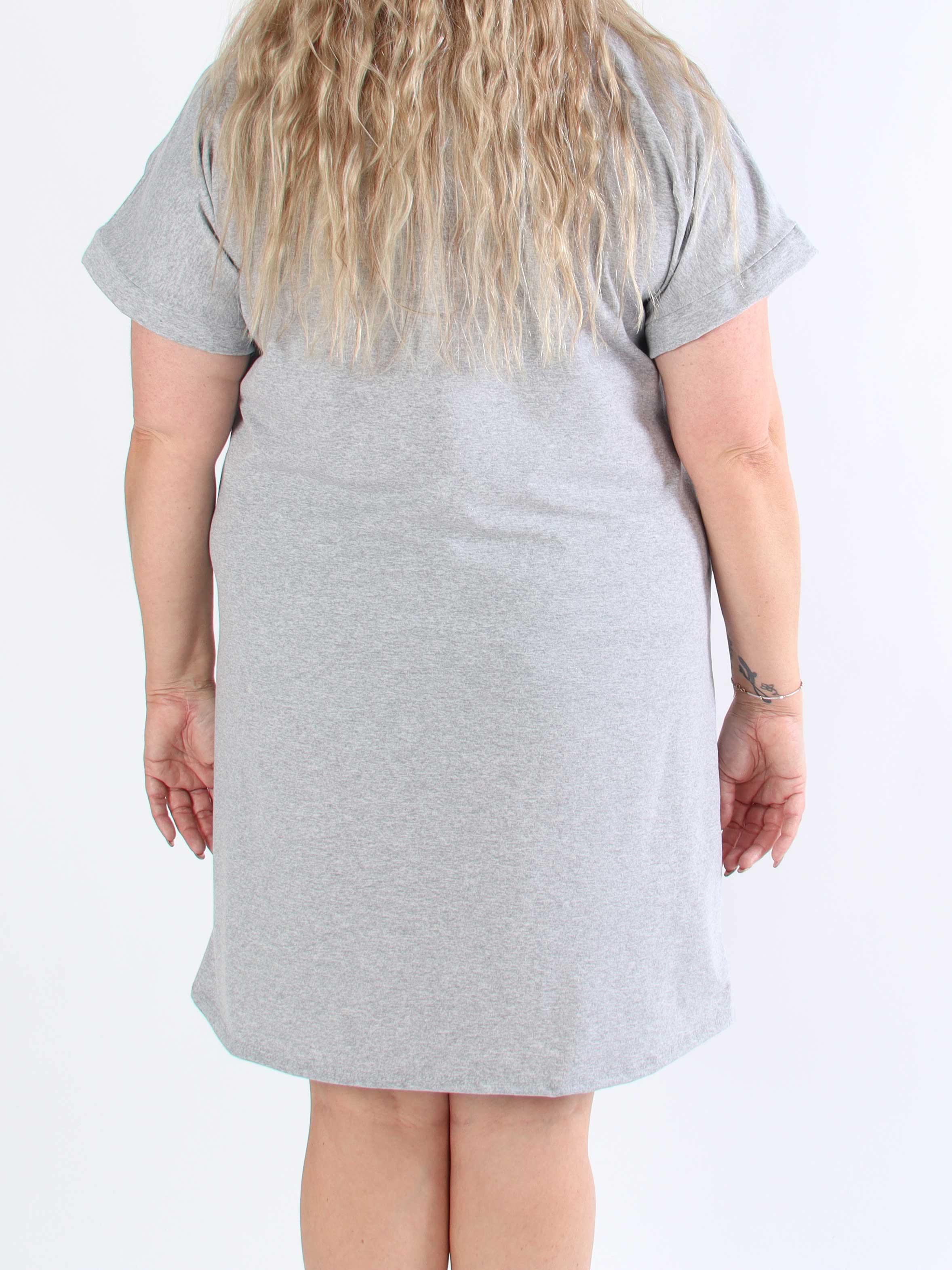 Tasmine - Plus size brooklyn t-shirt kjole i blødt bomuld